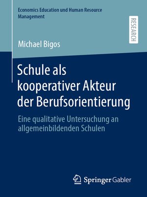 cover image of Schule als kooperativer Akteur der Berufsorientierung